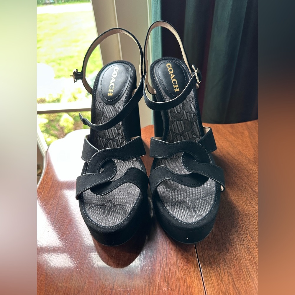 Coach Black‎ Platform Shoes